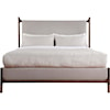 Stickley Walnut Grove Queen Solid Wood Upholstered Bed