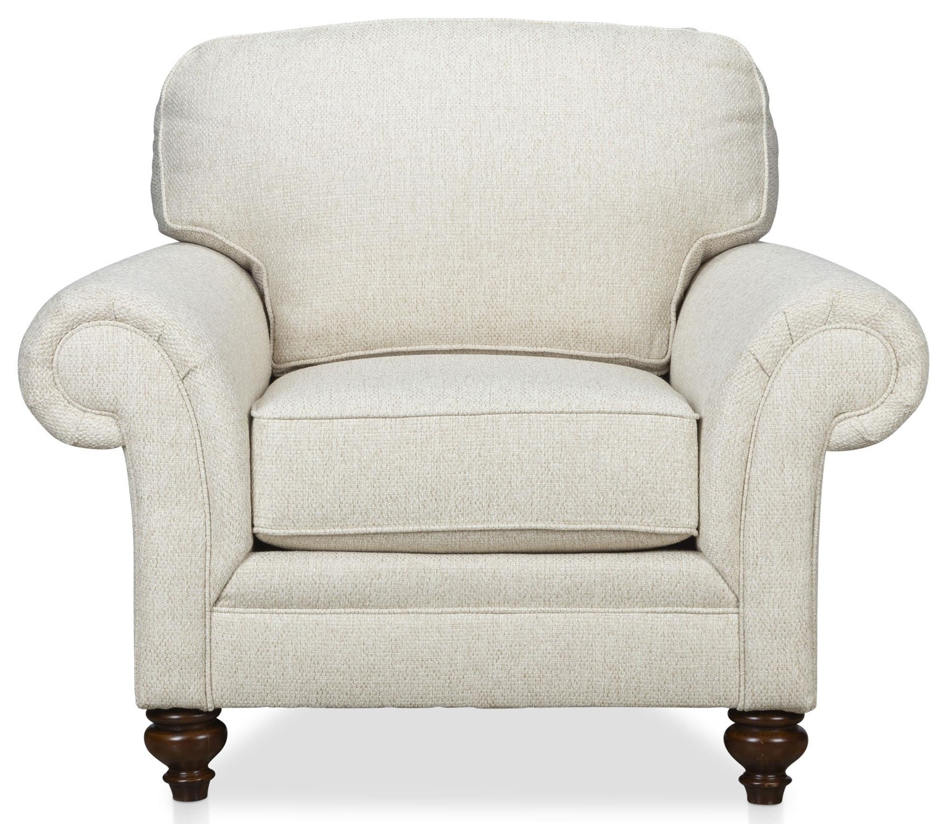 Rolled arm accent clearance chair