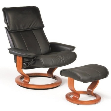 Medium Reclining Chair and Ottoman