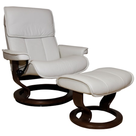 Medium Reclining Chair and Ottoman