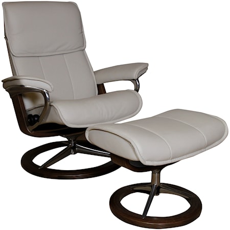 Large Reclining Chair and Ottoman