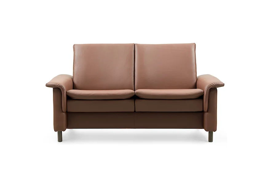 Aurora Low-Back Reclining Loveseat by Stressless by Ekornes at Fashion Furniture