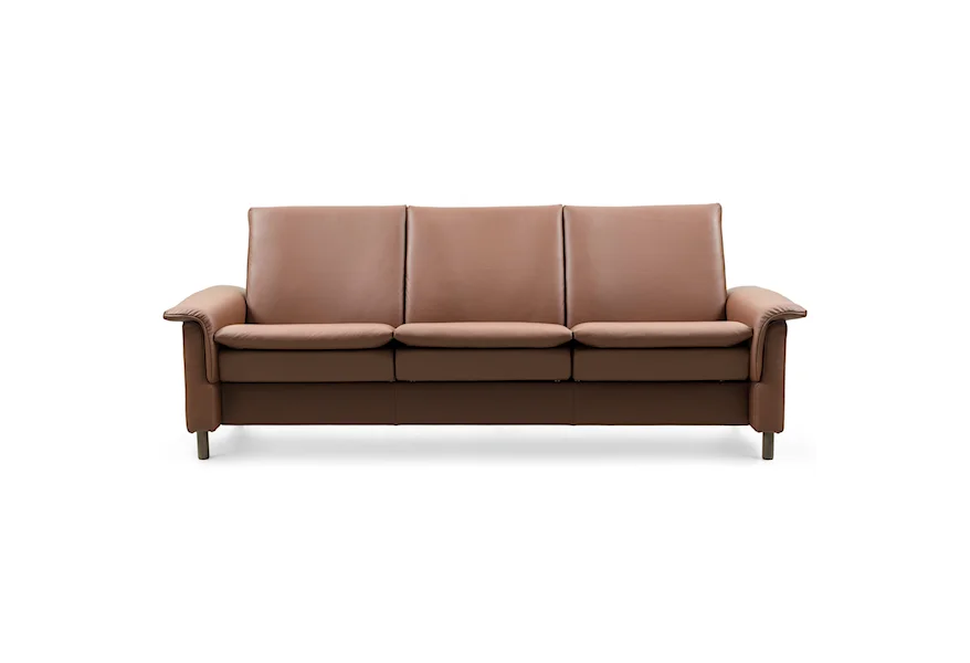 Aurora Low-Back Reclining Sofa by Stressless by Ekornes at Gill Brothers Furniture & Mattress