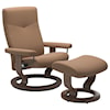 Stressless by Ekornes Dover Small Classic Chair with Footstool