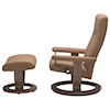 Stressless by Ekornes Dover Small Classic Chair with Footstool