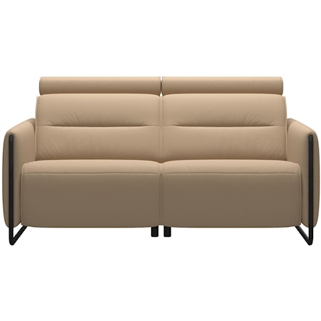 Power 2-Seat Sofa with Steel Arms