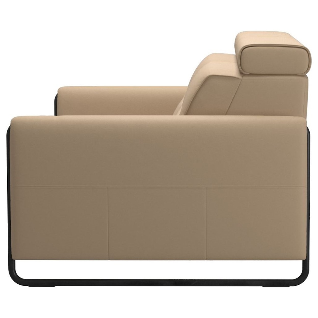 Stressless by Ekornes Emily Power 2-Seat Sofa with Steel Arms