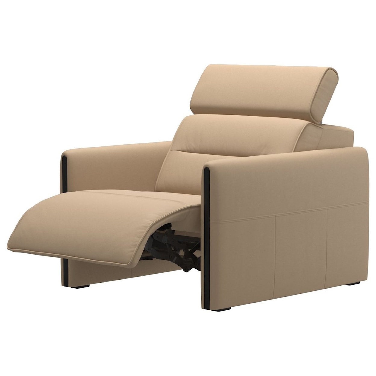 Stressless by Ekornes Emily Power Chair with Wood Arms