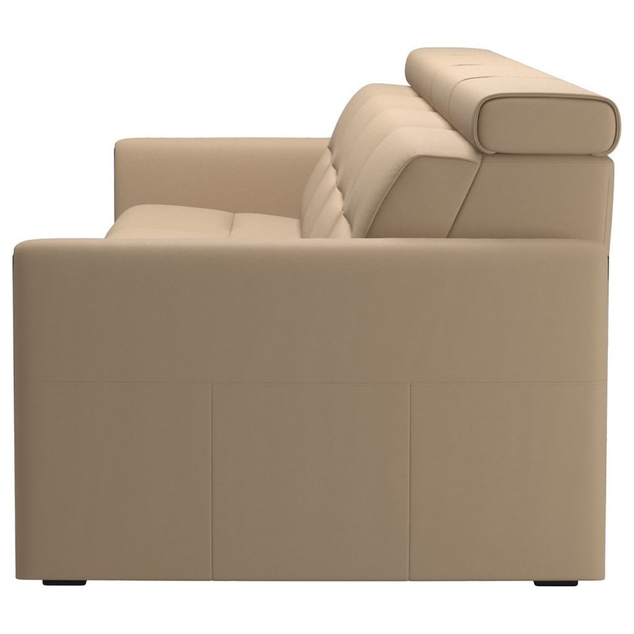 Stressless by Ekornes Emily Power 4-Seat Sofa with Wood Arms