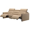 Stressless by Ekornes Emily Power 3-Seat Sofa with Wood Arms