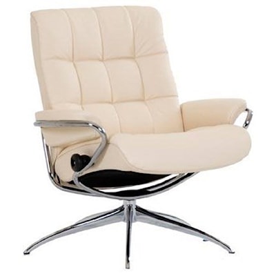 Stressless by Ekornes London Low Back Recliner with High Star Base