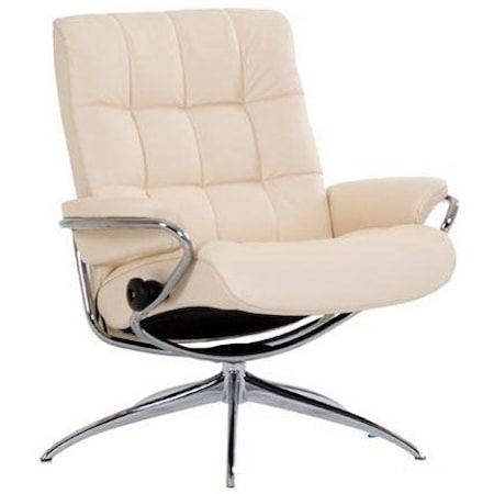 Low Back Recliner with High Star Base
