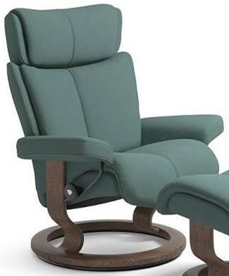 Large Reclining Chair with Classic Base