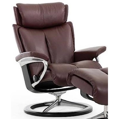 Stressless by Ekornes Magic Large Reclining Chair with Signature Base