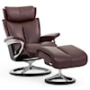 Stressless by Ekornes Magic Small Reclining Chair and Ottoman