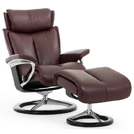 Large Reclining Chair and Ottoman