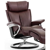 Small Reclining Chair with Signature Base