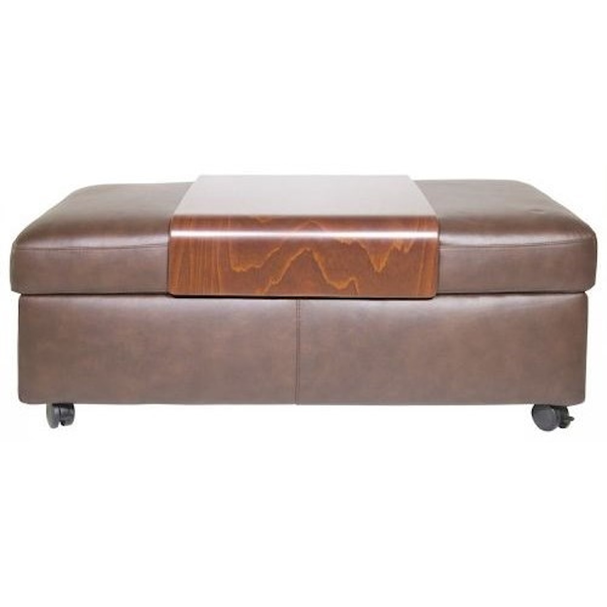 Stressless by Ekornes Ottomans Double Ottoman & Table