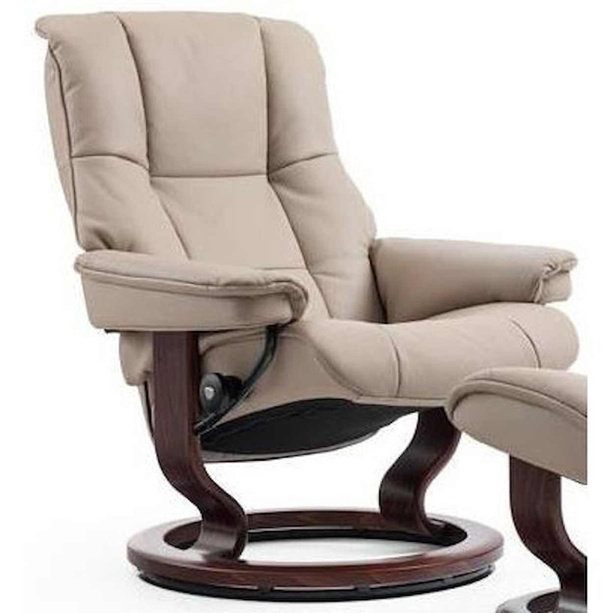 Stressless by Ekornes Mayfair Small Reclining Chair with Classic Base