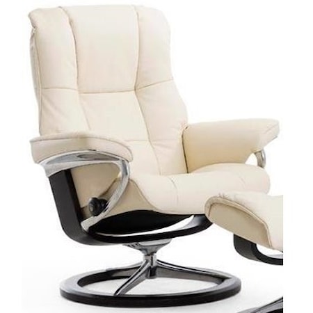 Small Reclining Chair with Signature Base