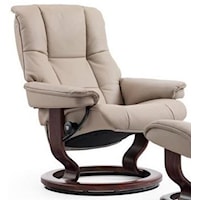 Medium Reclining Chair with Classic Base