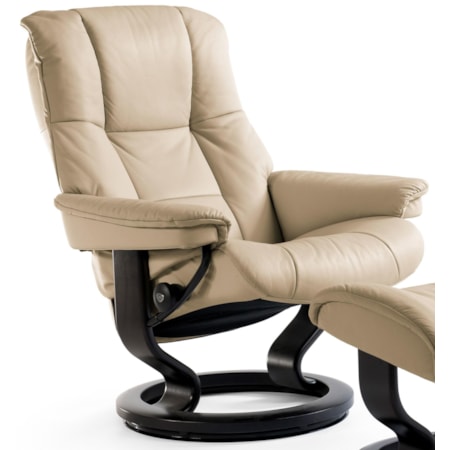 Medium Reclining Chair with Classic Base