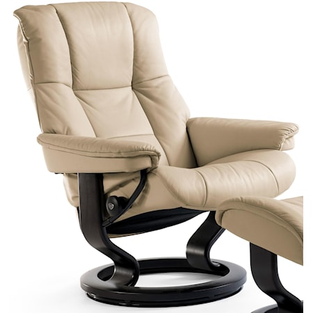 Medium Reclining Chair with Classic Base