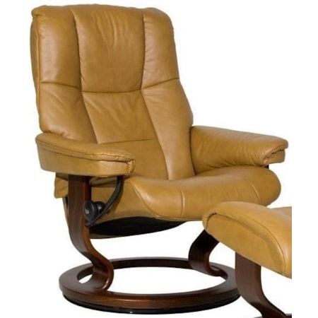 Medium Reclining Chair with Classic Base