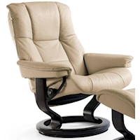 Large Reclining Chair with Classic Base