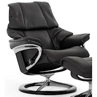 Small Reclining Chair with Signature Base