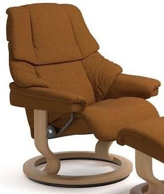 Large Reclining Chair with Classic Base