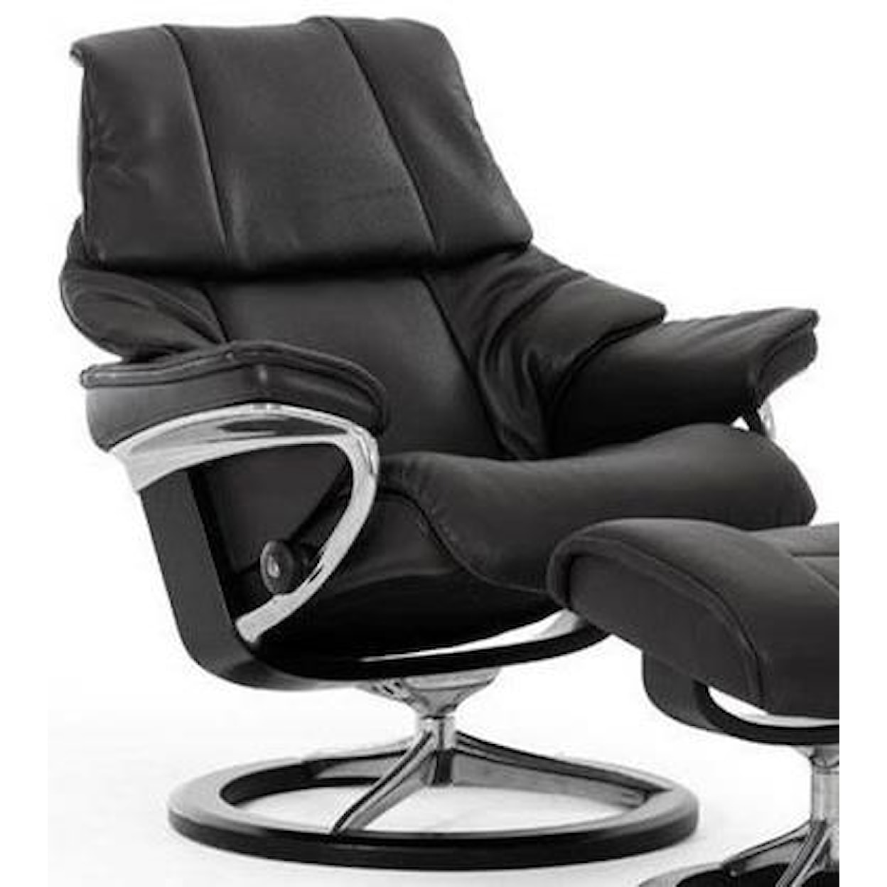 Stressless by Ekornes Reno Large Reclining Chair with Signature Base