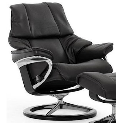 Stressless by Ekornes Reno Large Reclining Chair with Signature Base