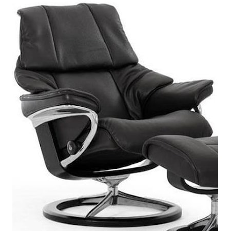 Large Reclining Chair with Signature Base