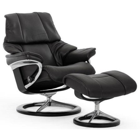 Large Reclining Chair and Ottoman