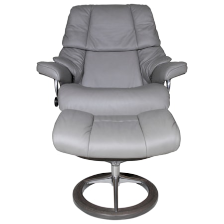 Large Reclining Chair and Ottoman