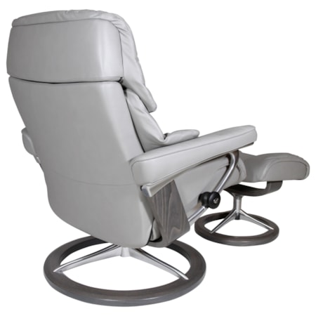 Large Reclining Chair and Ottoman