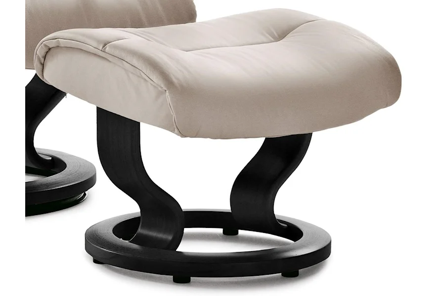 Stressless by Ekornes Sunrise Classic Base Ottoman | Sprintz Furniture |  Ottomans