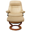 Stressless by Ekornes Sunrise Large Reclining Chair & Ottoman