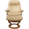 Stressless by Ekornes Sunrise Large Chair & Ottoman with Classic Base