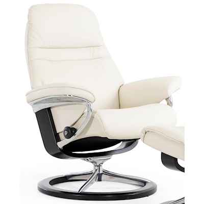 Stressless by Ekornes Sunrise Large Reclining Chair with Signature Base