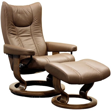 Small Reclining Chair and Ottoman