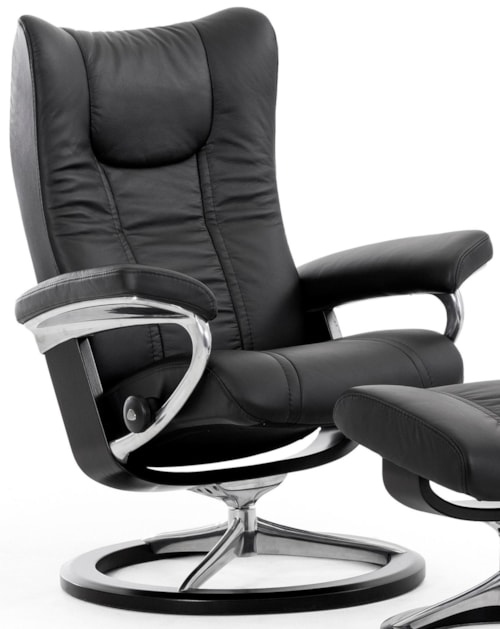 Small Reclining Chair with Signature Base