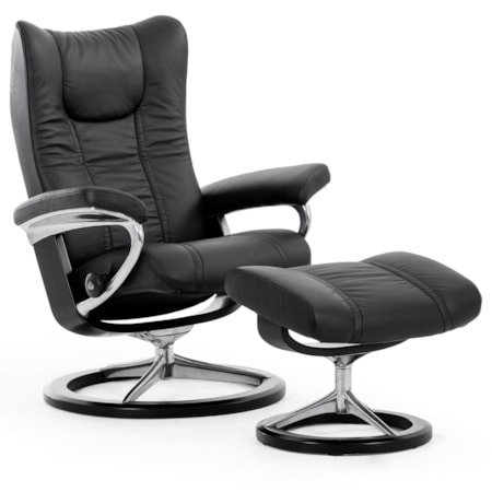 Small Reclining Chair and Ottoman