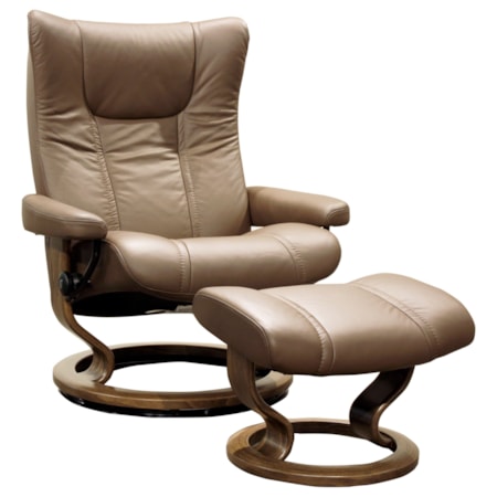 Large Reclining Chair and Ottoman