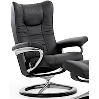 Large Reclining Chair with Signature Base