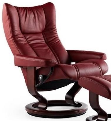 Medium Reclining Chair with Classic Base