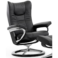 Medium Reclining Chair with Signature Base