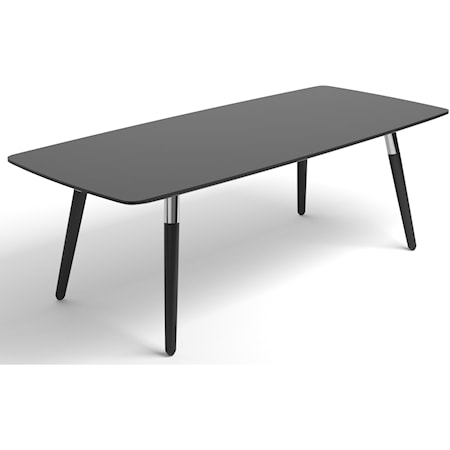 Style Sofa Table with Black Rectangular Top