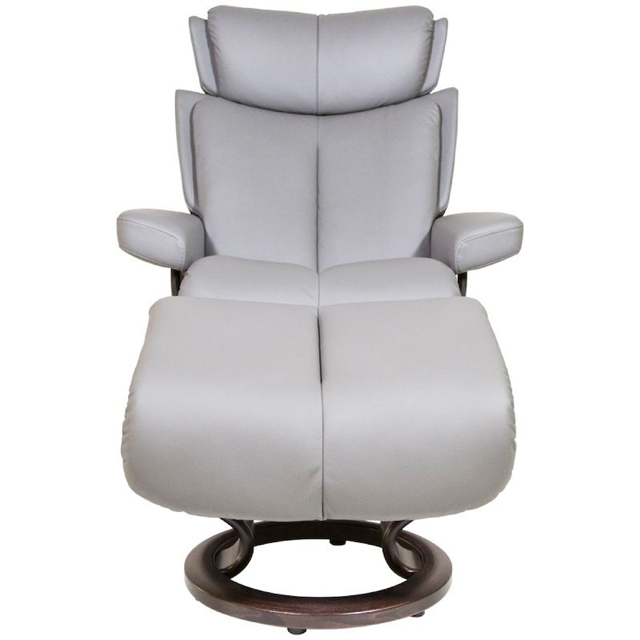 Stressless by Ekornes Magic Small Chair & Ottoman with Classic Base